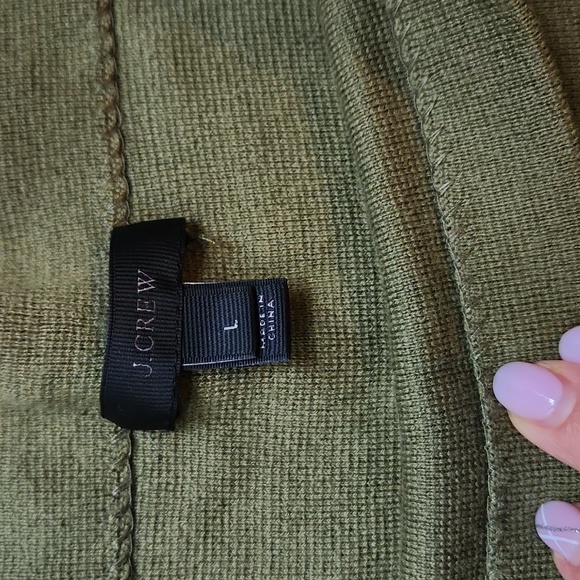 J.Crew wool/cotton blend womens sweater size L - Picture 2 of 6